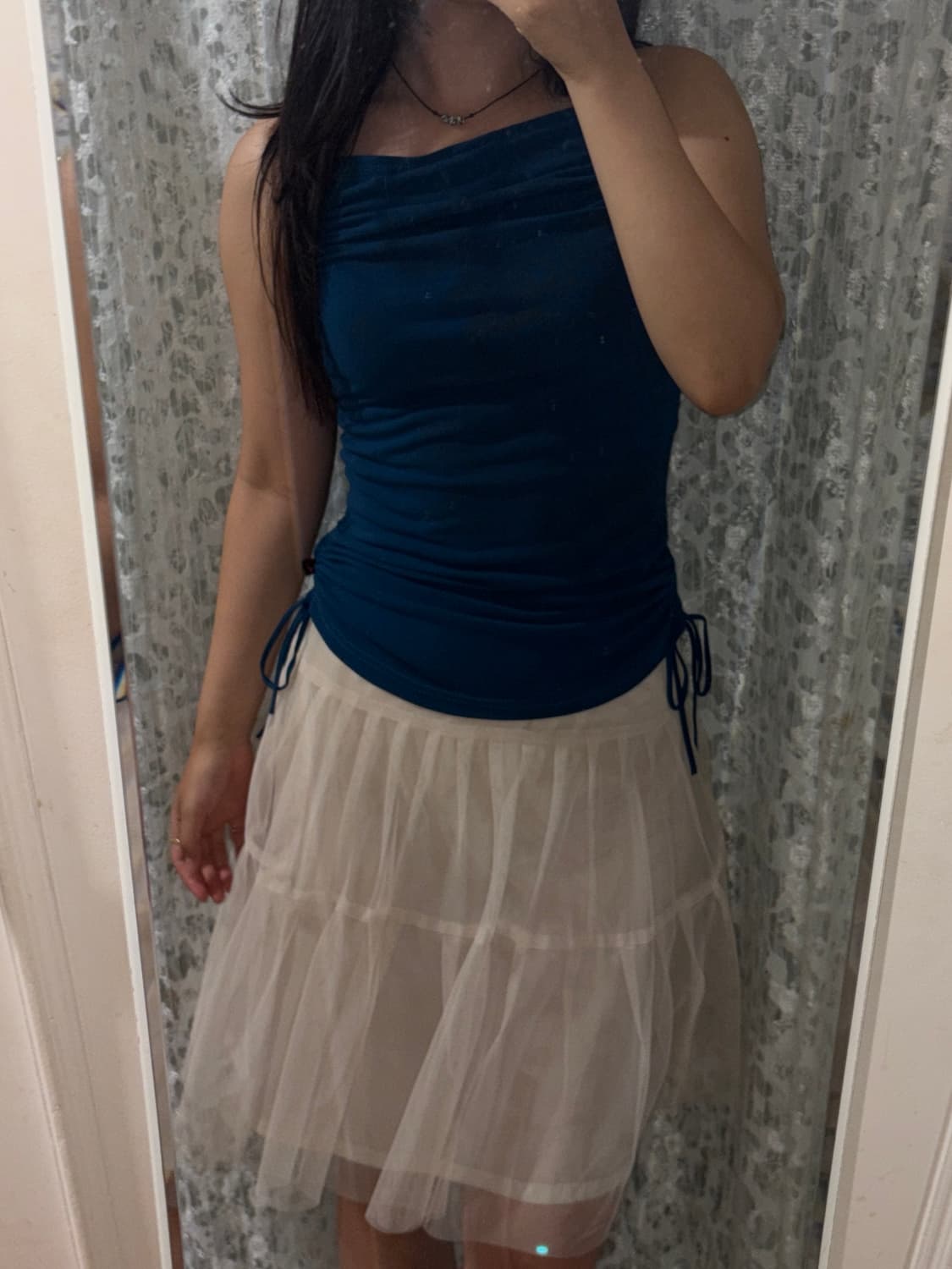 Blue oriental sleeveless 상품이미지6