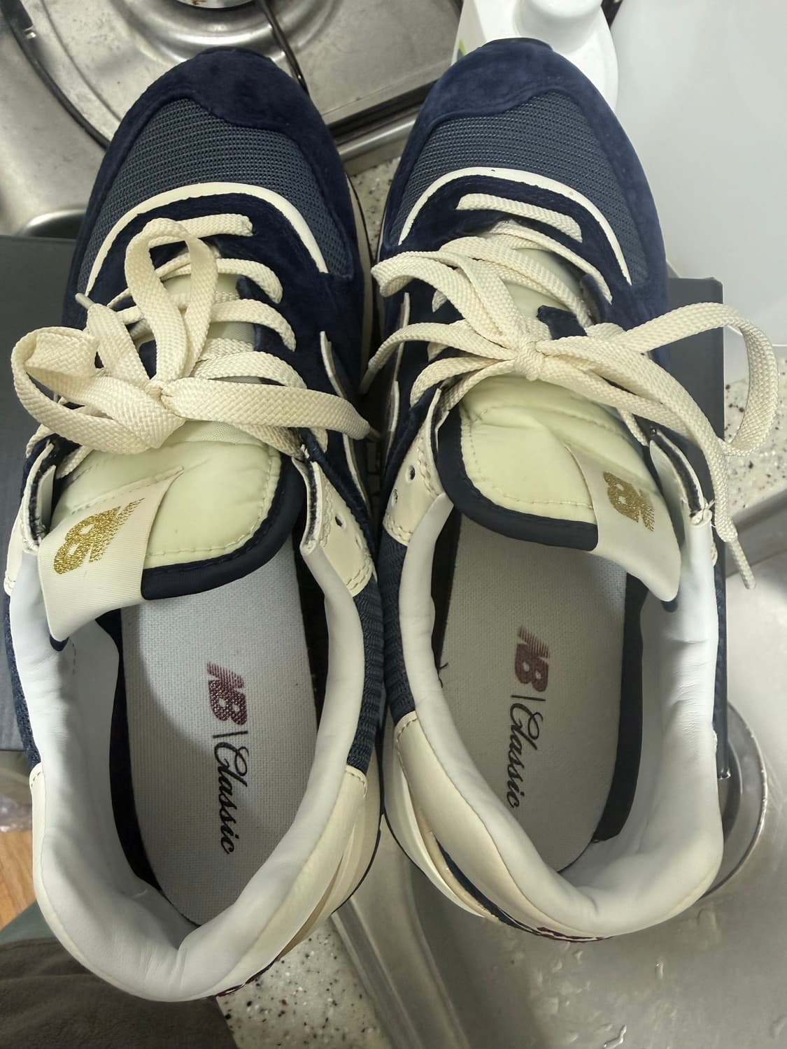 뉴발란스 574 레거시 네이비 U574LGBB/ 270판매 상품이미지6