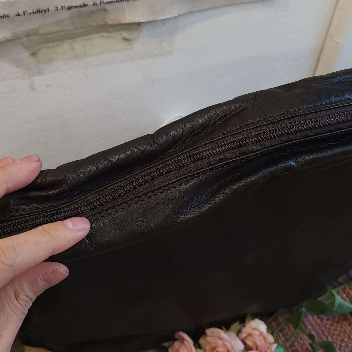 엠포리오 아르마니 크로스백 레더 메신져백 브리프케이스 상품이미지6