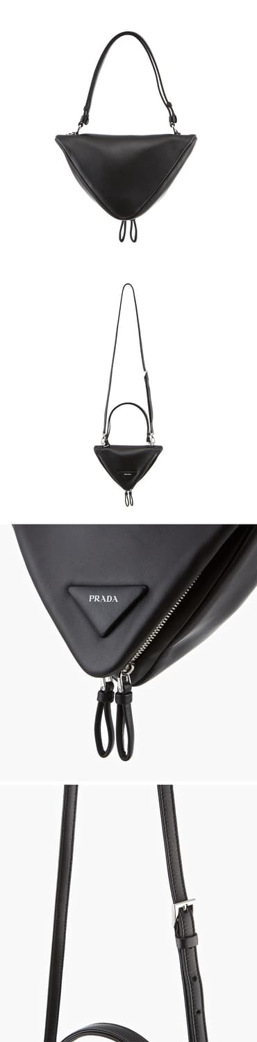 프라다 시뇨 패디드 나파 레더 백 블랙 상품이미지3