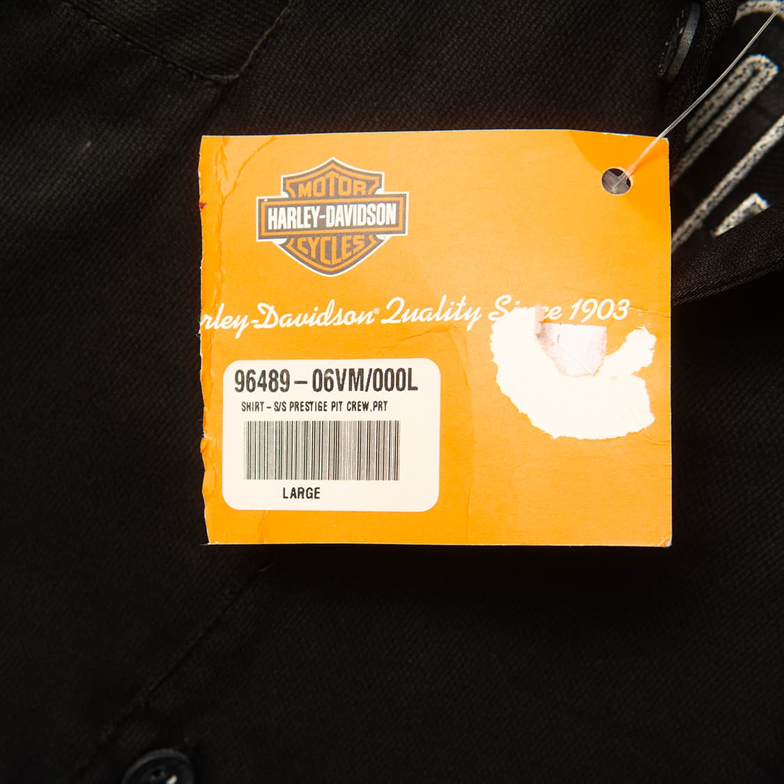 [L] 00s 할리데이비슨 워크셔츠 데드스탁(미사용 신품)  상품이미지7
