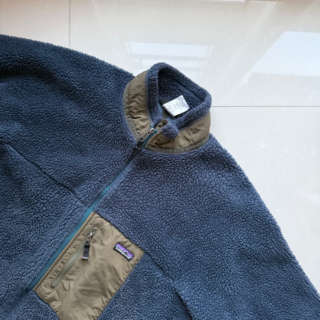 [XL] 파타고니아 레트로X 딥파일 플리스 자켓 네이비/카키 상품이미지2