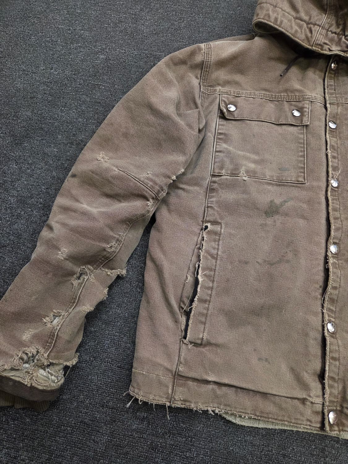 빈티지 칼하트 후드 워크자켓 상품이미지3