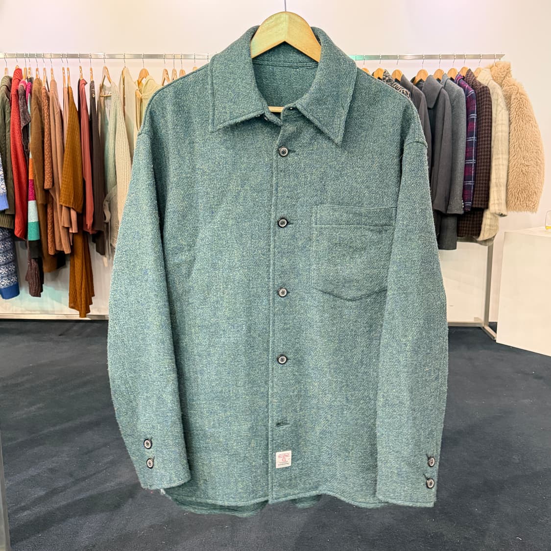 [M] 쿠어 해리스트위드 오바사이즈 자켓 상품이미지1