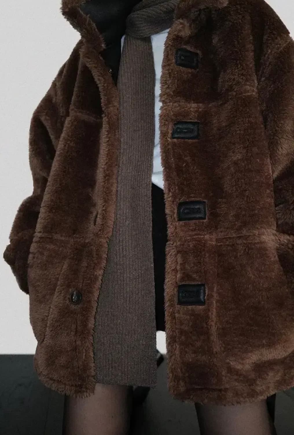 어텀 리버시블 무스탕 상품이미지2