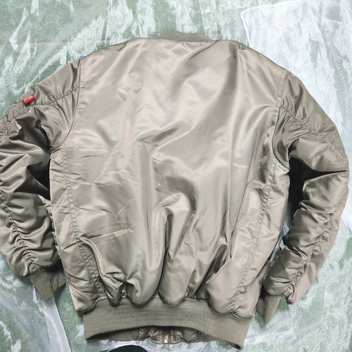 파일럿 무드 MA-1 항공점퍼 / 카키 / USAF 감성 상품이미지8