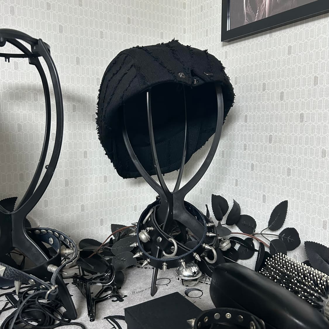 hunting cap vkei v-kei y2k 펑크 헌팅캡 상품이미지2