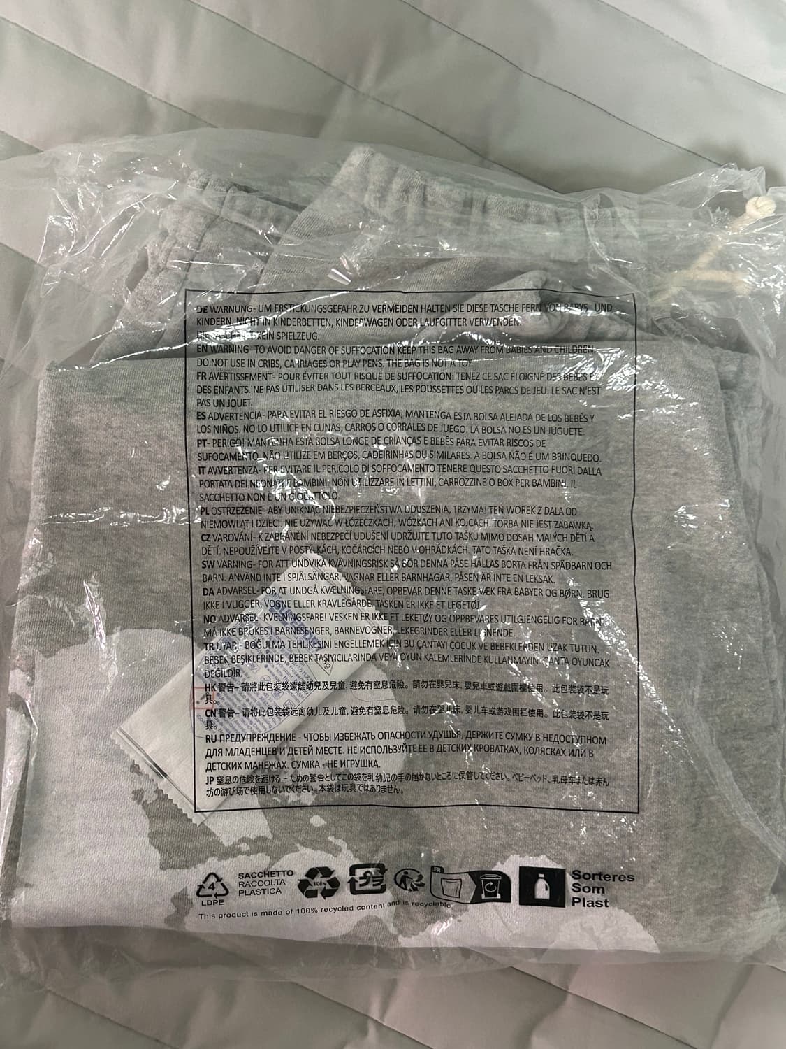 데님티어스 코튼 리스 스웻 펜츠 그레이 xl 상품이미지4