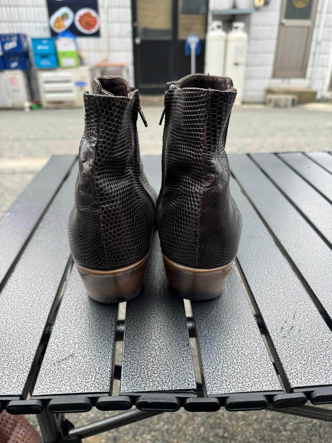 snake skin 부츠 260 상품이미지3