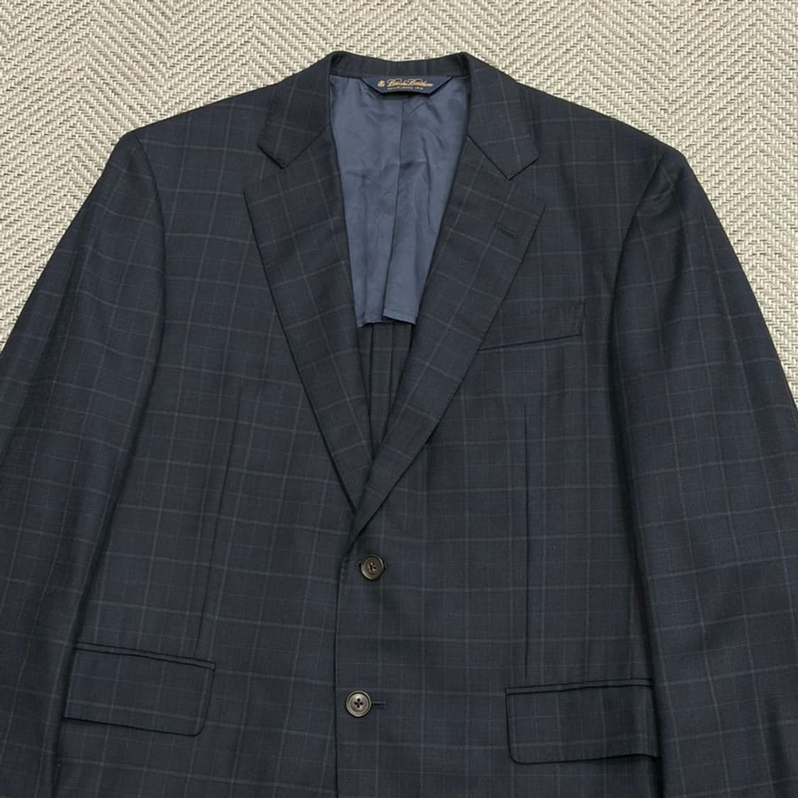 브룩스브라더스 울 체크 블레이저 v1852 상품이미지3