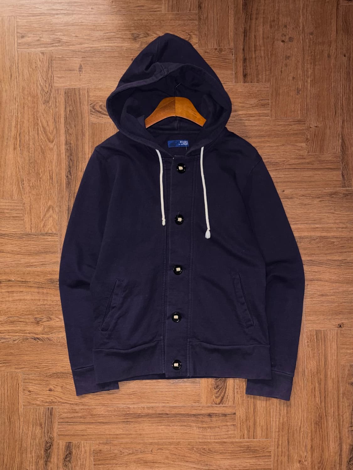 빔즈 단추 후드집업 상품이미지4