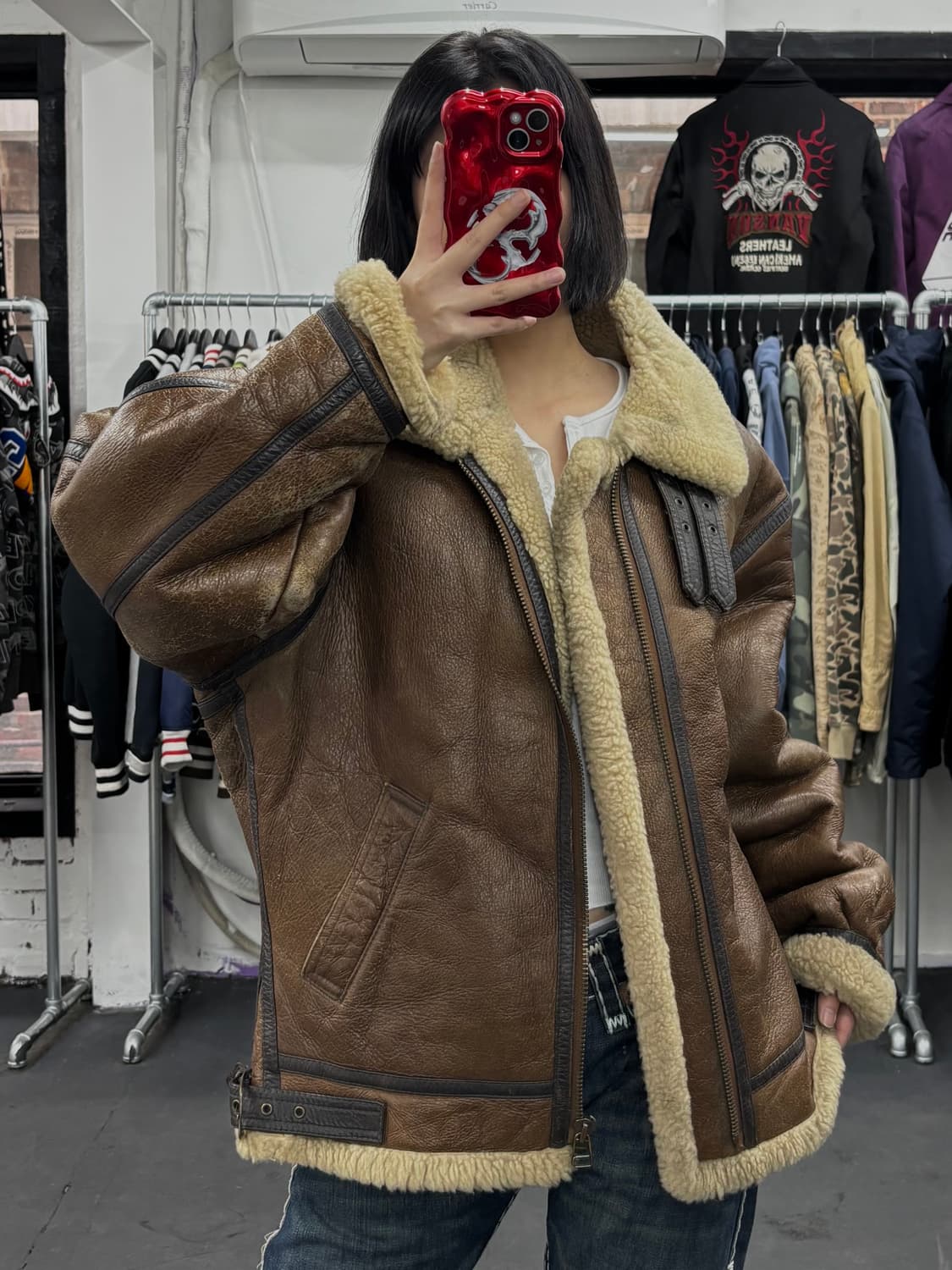 Lampis 양가죽 B3 무스탕 상품이미지2