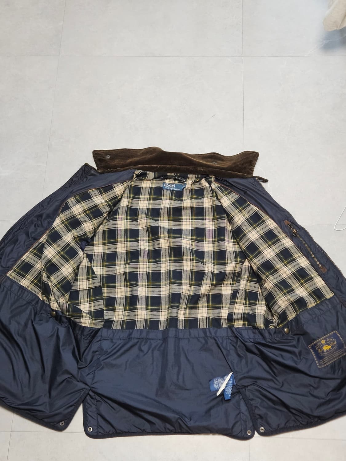 폴로 랄프로렌 퀼팅 자켓 xxl 네이비 상품이미지5