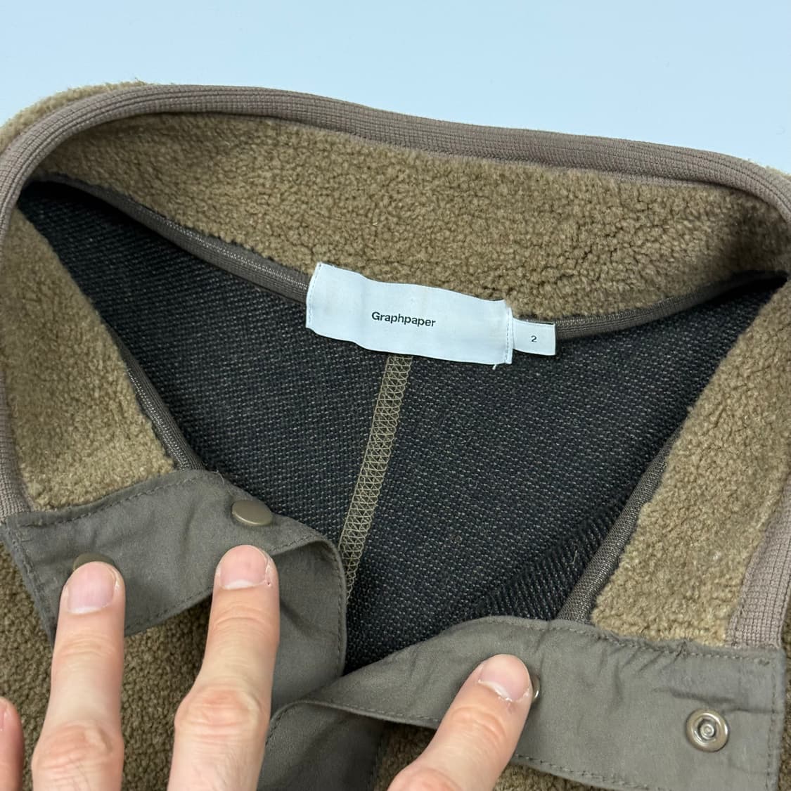 (107) 그라프페이퍼 보아 울 플리스 풀오버 상품이미지6