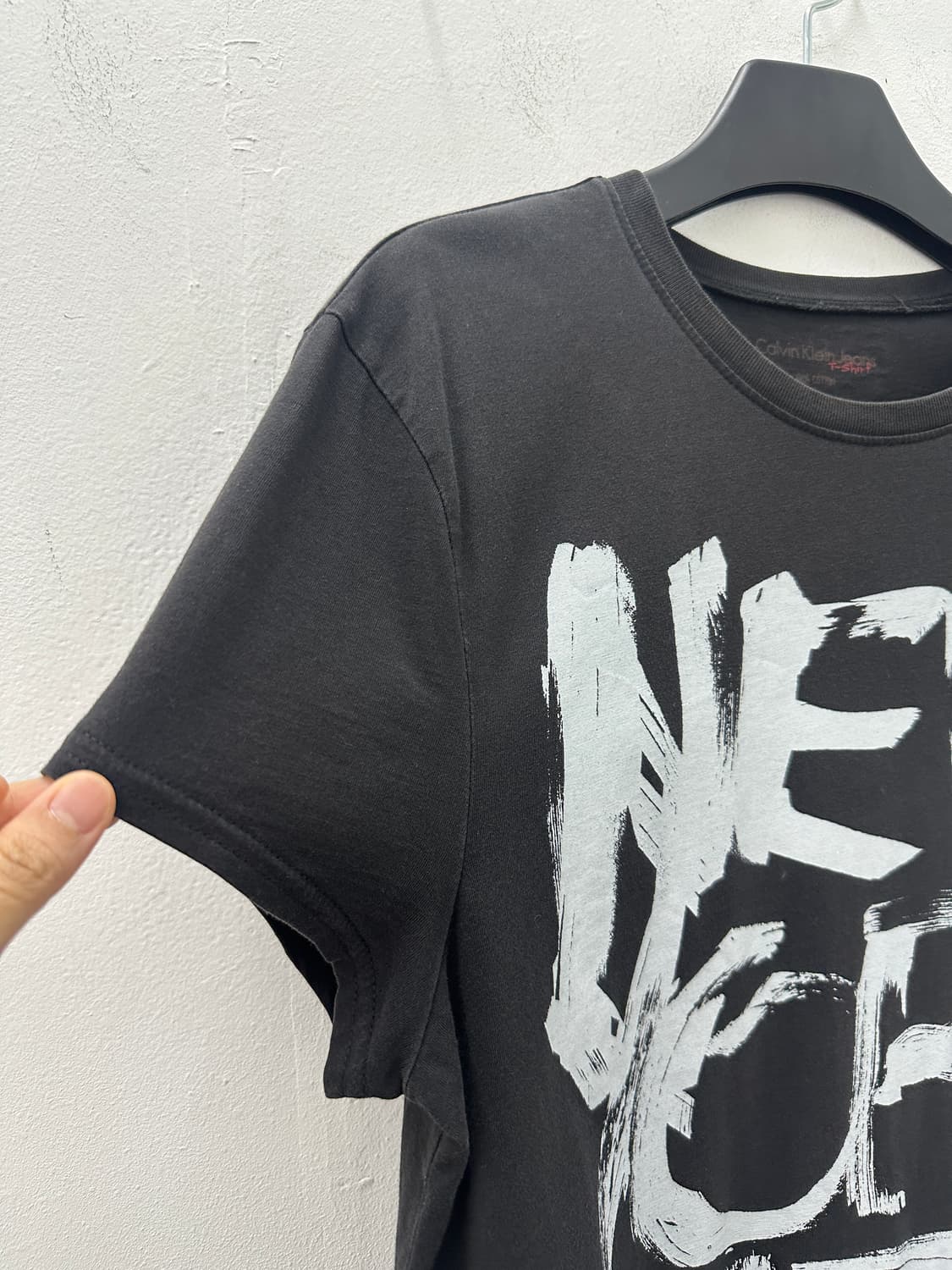 Calvin klein jeans vintage lettering tee 상품이미지2