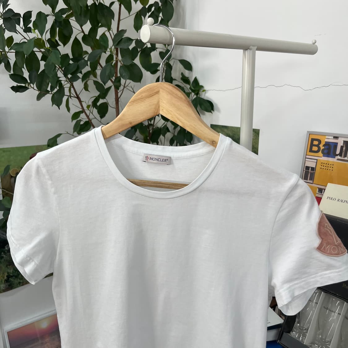 몽클레어 우먼 코튼 반팔 티셔츠 M 상품이미지2