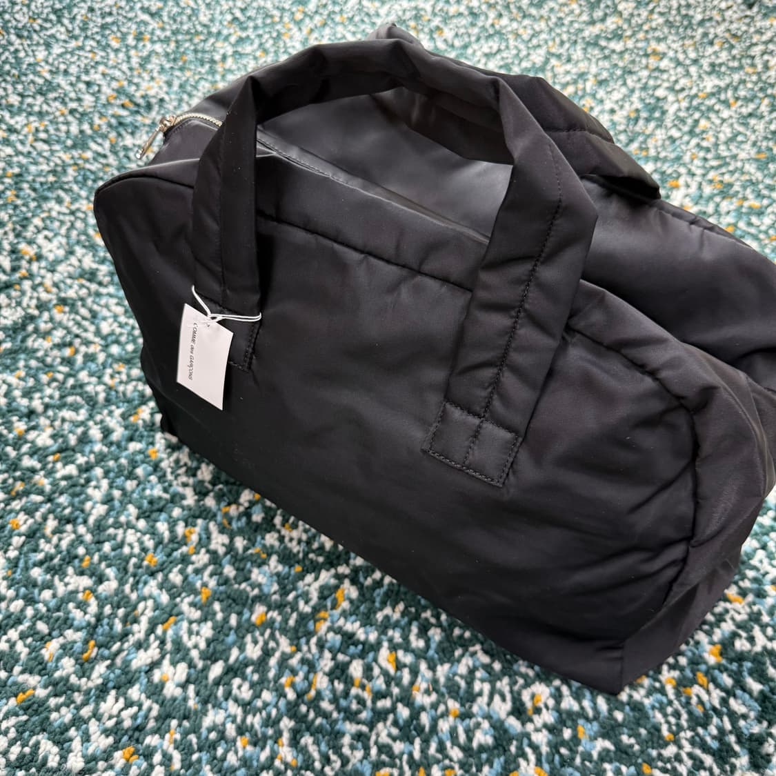 꼼데가르송 나일론 보스턴 토트백 라지  블랙 상품이미지3