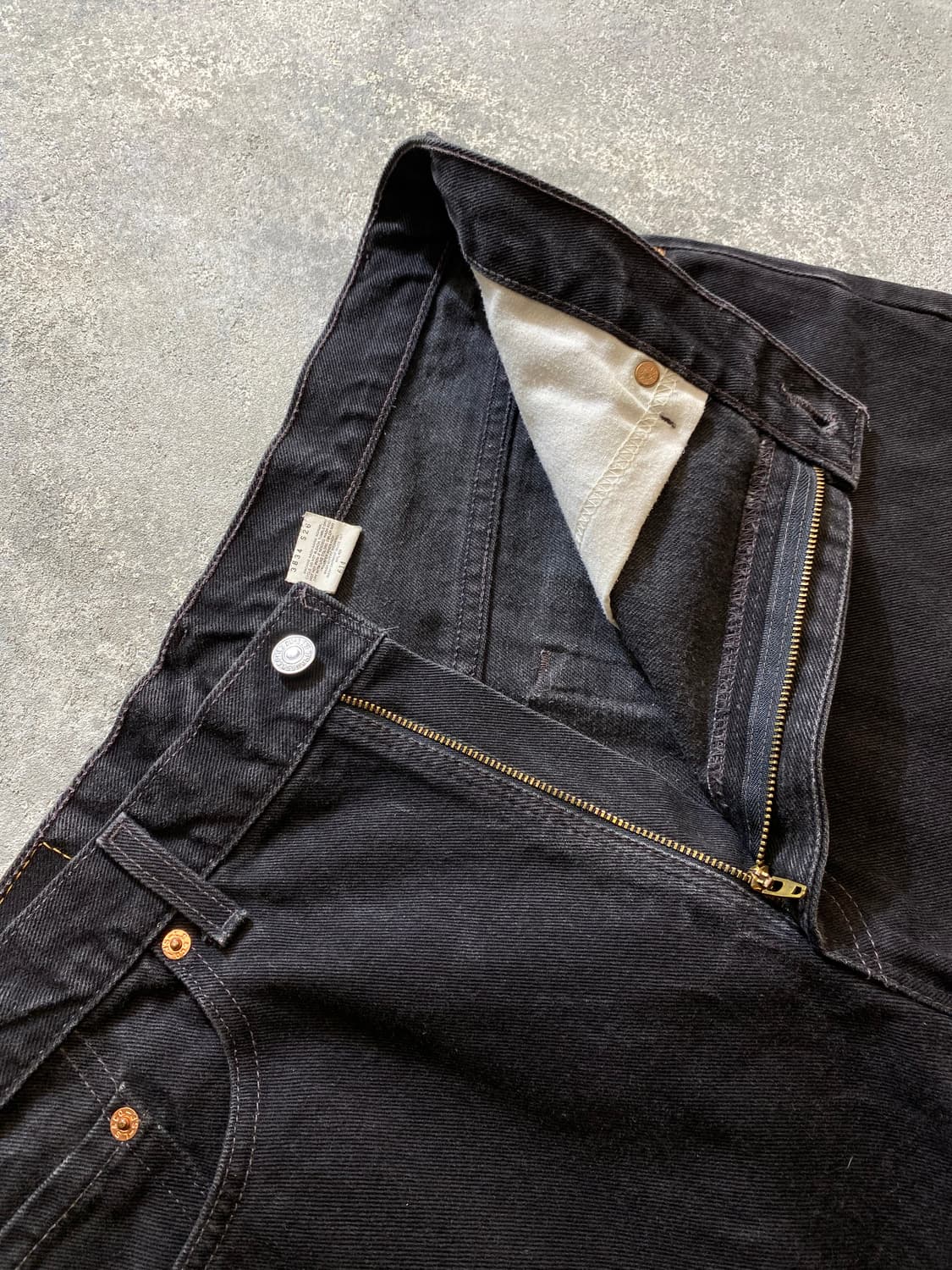 [36-37] 00s Levi's 550 리바이스 블랙 데님 쇼츠 상품이미지7