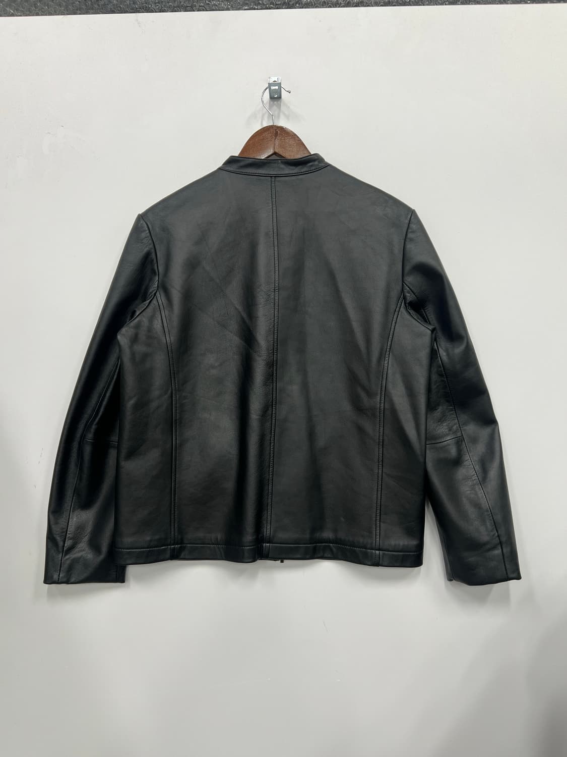 블랙&보라 가죽 자켓 상품이미지4