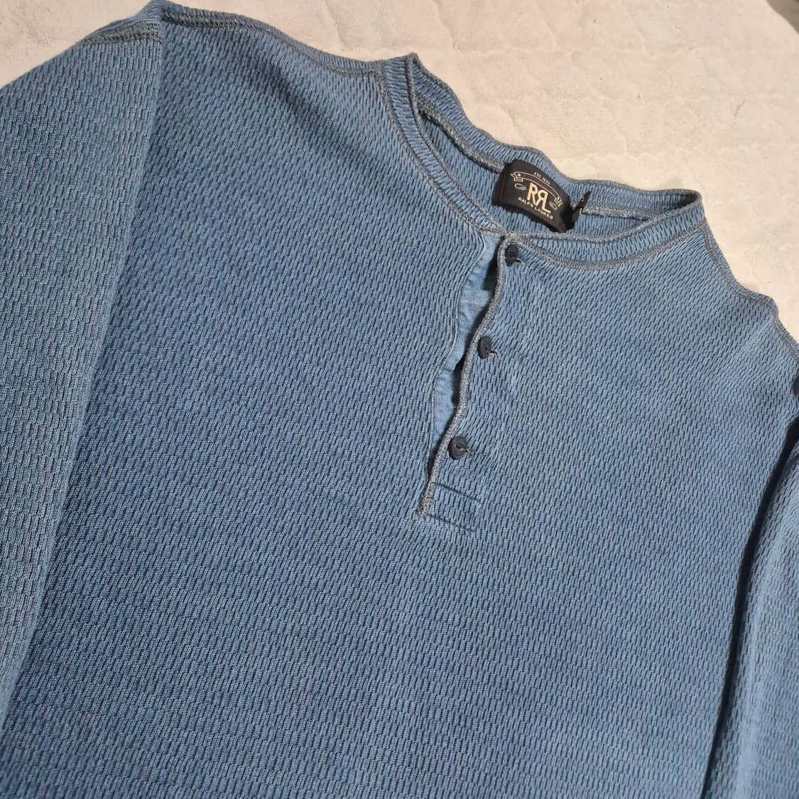 [L사이즈] RRL 랄프로렌 자카드 헨리넥 니트 / 올드조 웨어하우스 버 상품이미지1