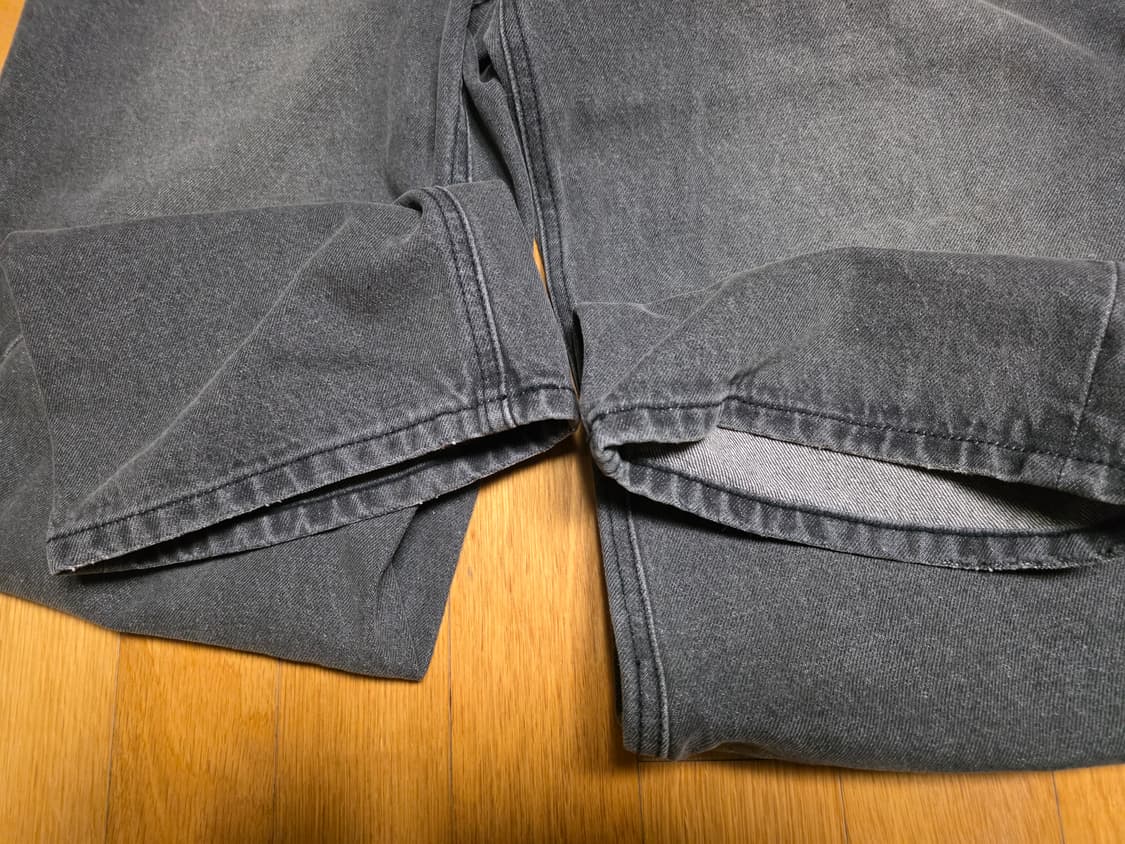 XL 노티카 루즈핏 데미지드 데님 팬츠 블랙 JP Line 상품이미지5