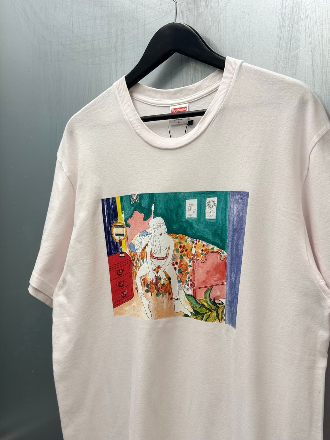 Supreme 슈프림 18FW 베드룸 화이트색상 반소매 티셔츠 상품이미지2