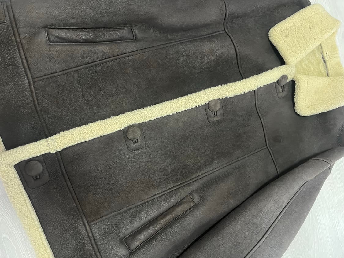 바쏘 양가죽 빈티지 무스탕 105 상품이미지3