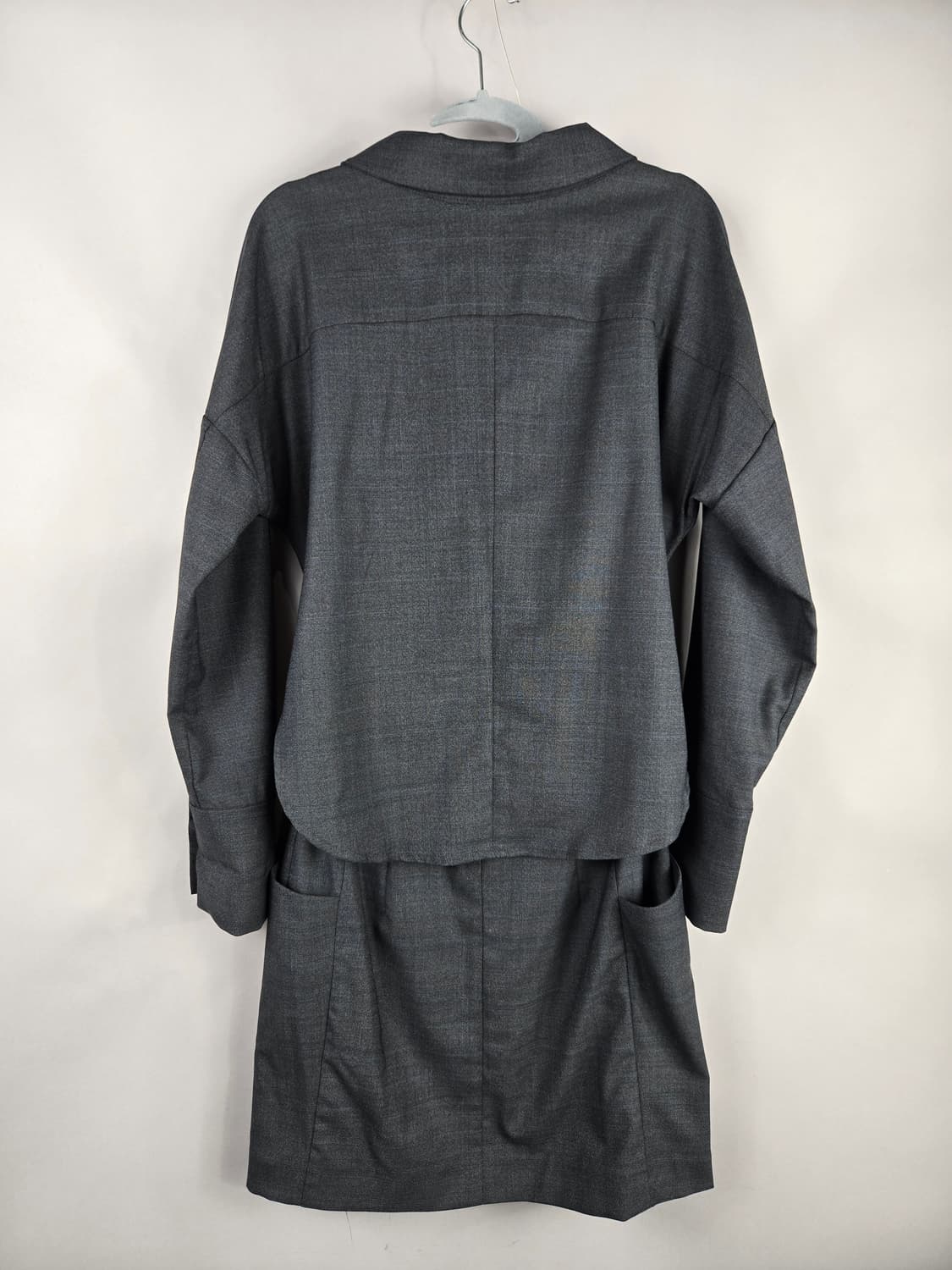 [무료배송]11AM 여성 F 스판 가오리 뒷트임 긴팔 셔츠 미니 원피스 상품이미지7