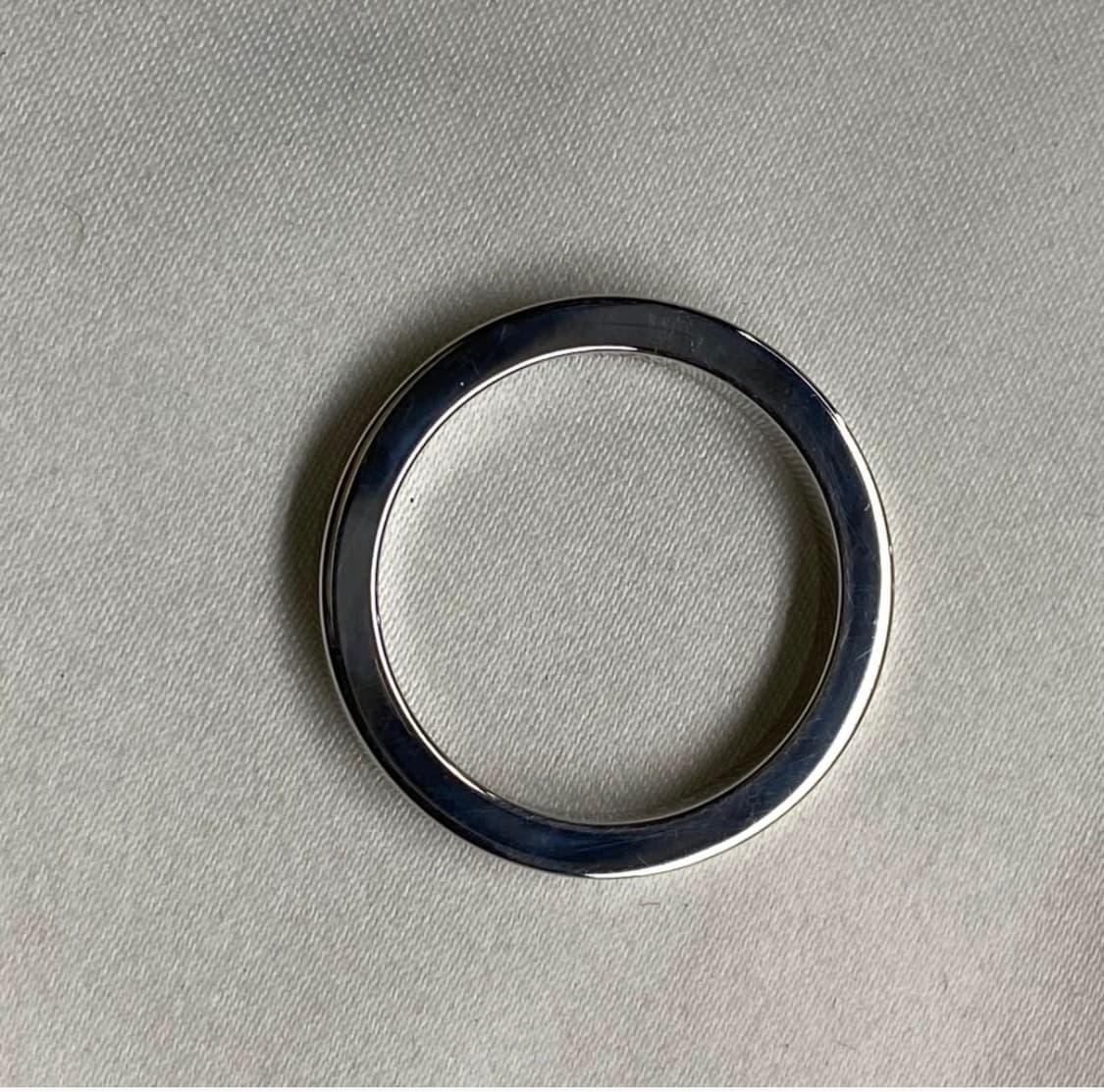 MM6 메종마르지엘라 뉴메릭 미니멀 시그니처 링 실버 팔라듐 6사이즈 상품이미지5