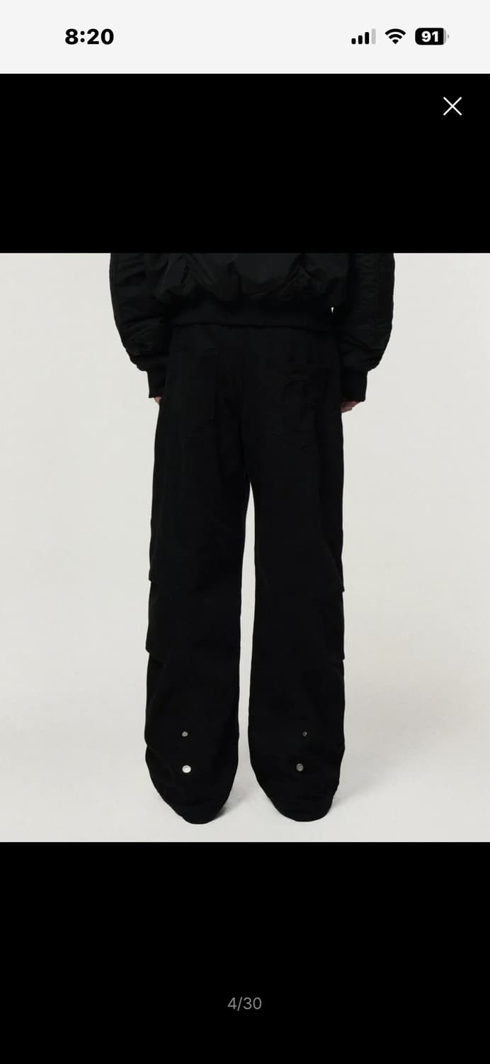 아돈워너셀 트윌 블랙 팬츠 (0) 상품이미지3