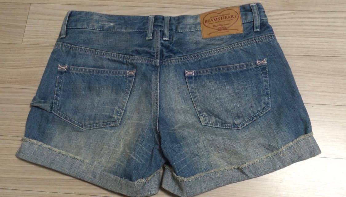 Beams heart denim shorts 상품이미지4