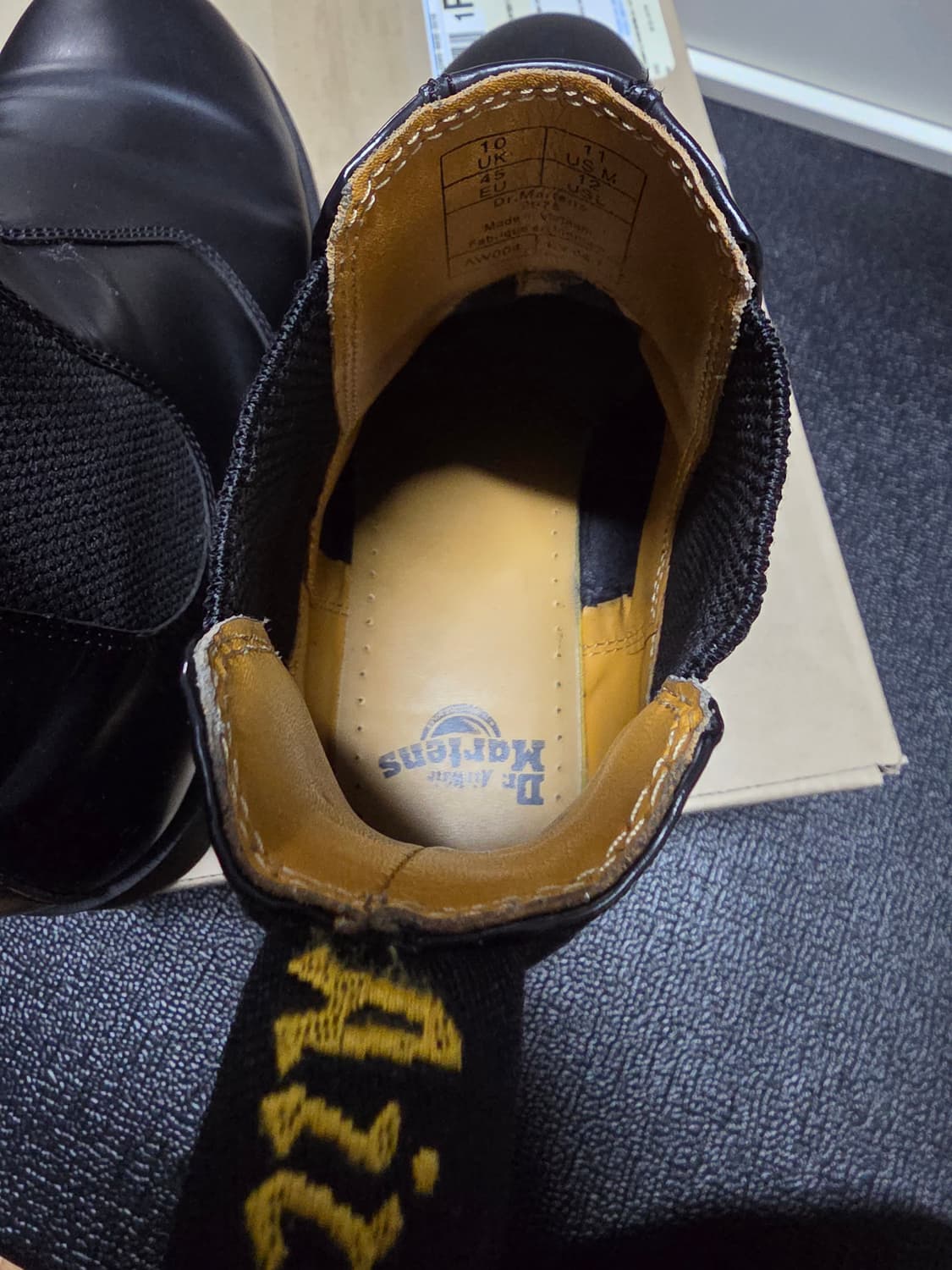 닥터마틴 모노 블랙 첼시 부츠 290 팔아요 상품이미지10