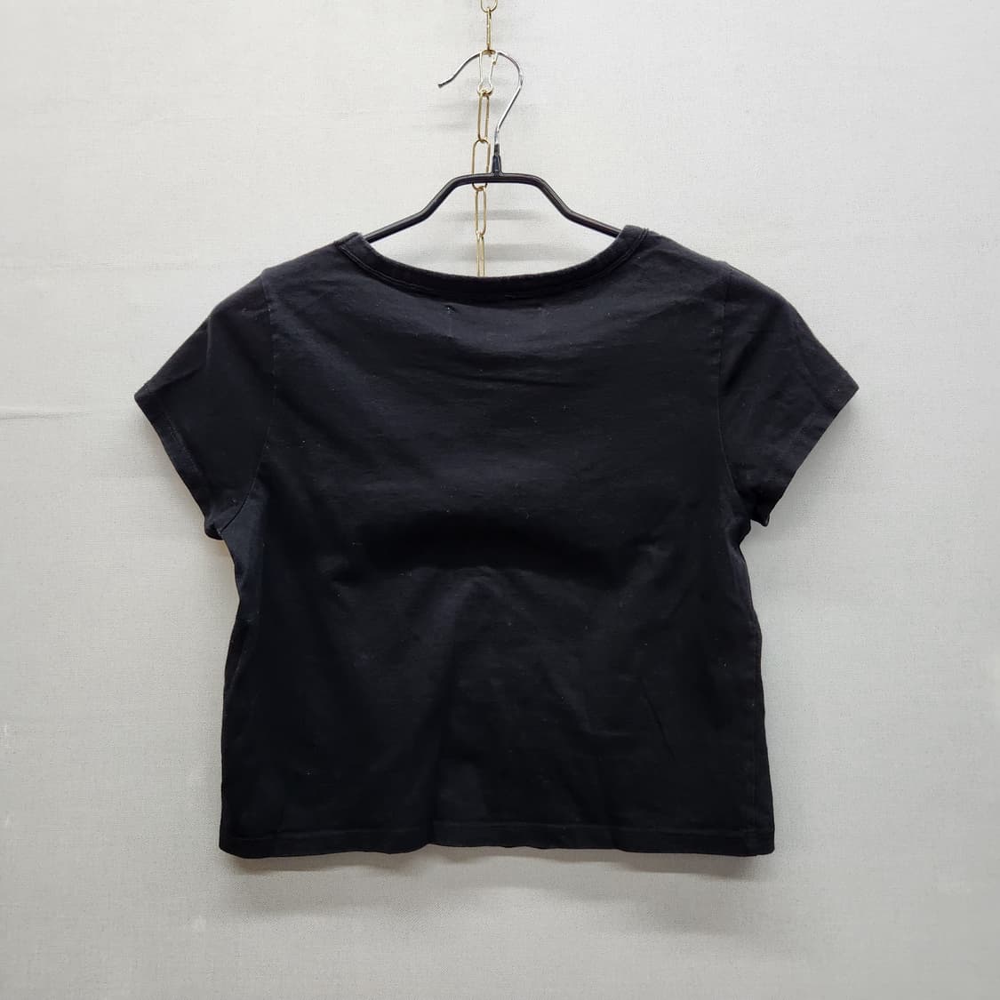 마뗑킴 빅로고 크롭 반팔티 S 상품이미지4