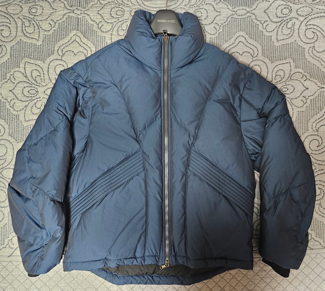 [M] 메종미네드 빌로우 푸퍼 구스 다운 점퍼 블루 블랙  패딩 자켓 상품이미지2