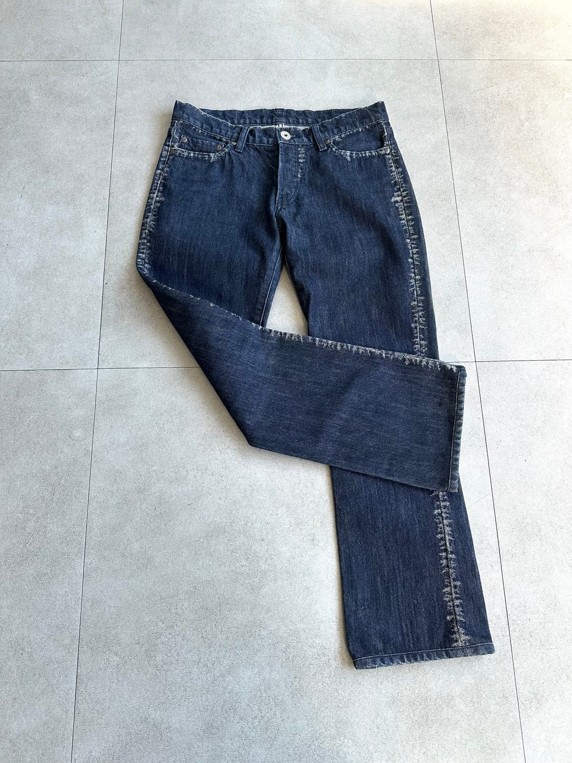 이세이미야케 A POC 사이드라인 플레어 데님팬츠 상품이미지3