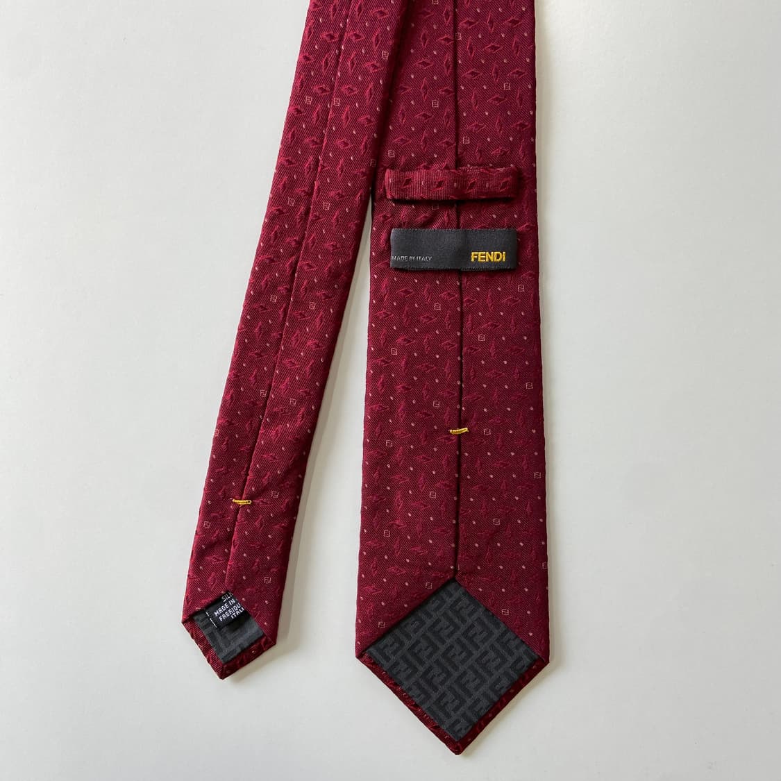 FENDI 펜디 FF모노그램 정품 명품넥타이7.8cm 상품이미지3