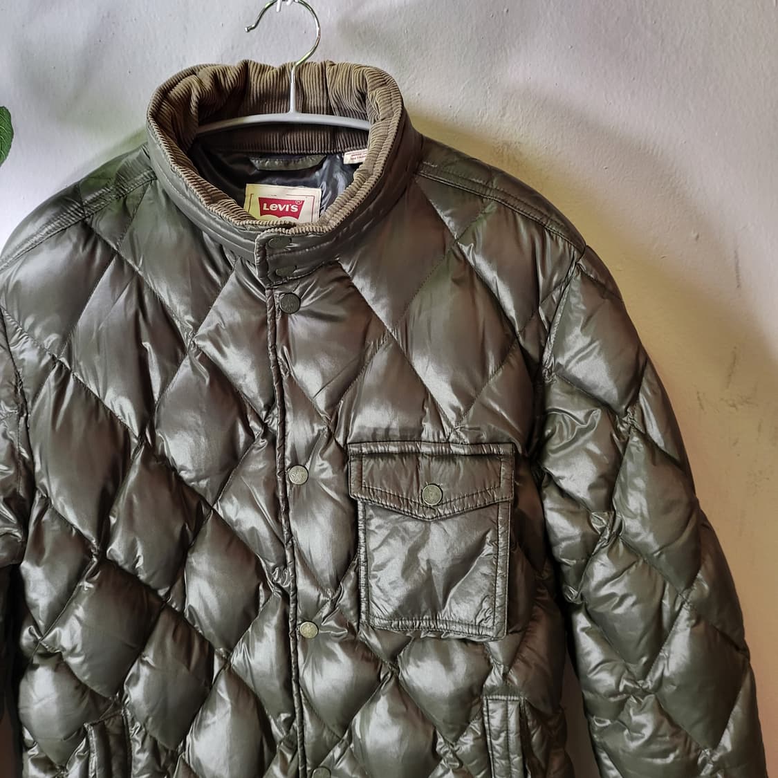 리바이스 퀄팅 패딩 자켓 (M) 상품이미지3