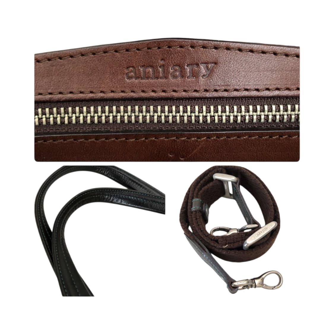 아니아리 aniary 아이디얼 레더 빈티지가공 보스톤백 상품이미지8