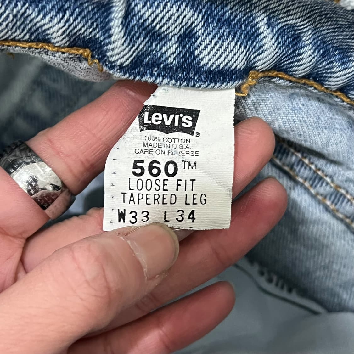 usa 리바이스 560 데님팬츠 s08483 상품이미지7
