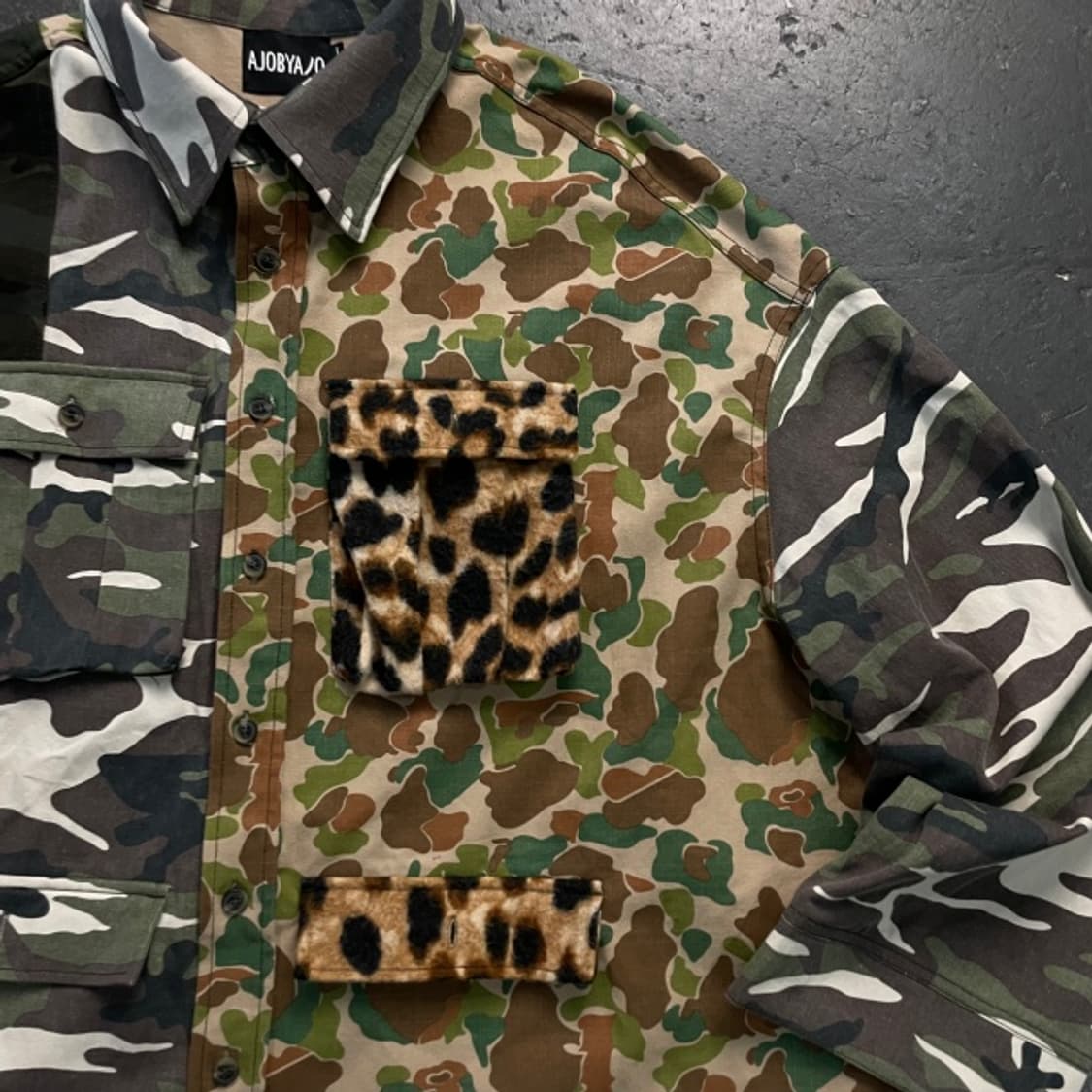 아조바이아조 트리 카모 카고 셔츠  상품이미지2