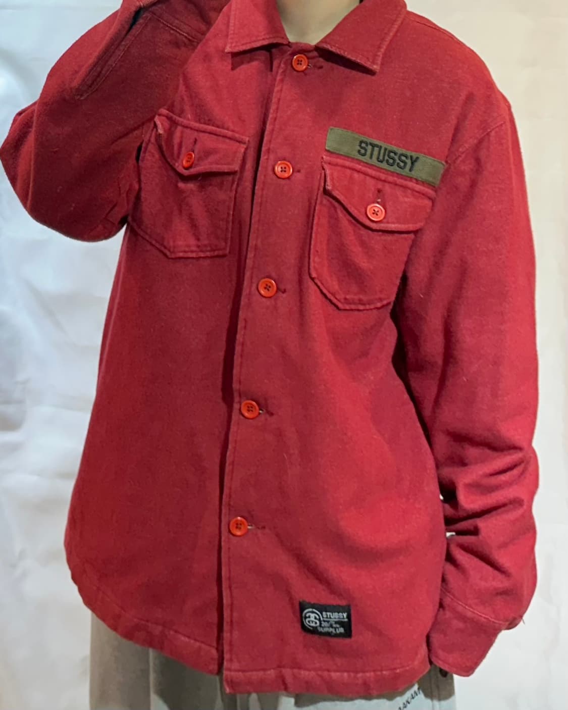 스투시 20주년 서플러스 인슐레이티드 셔츠 자켓 상품이미지1