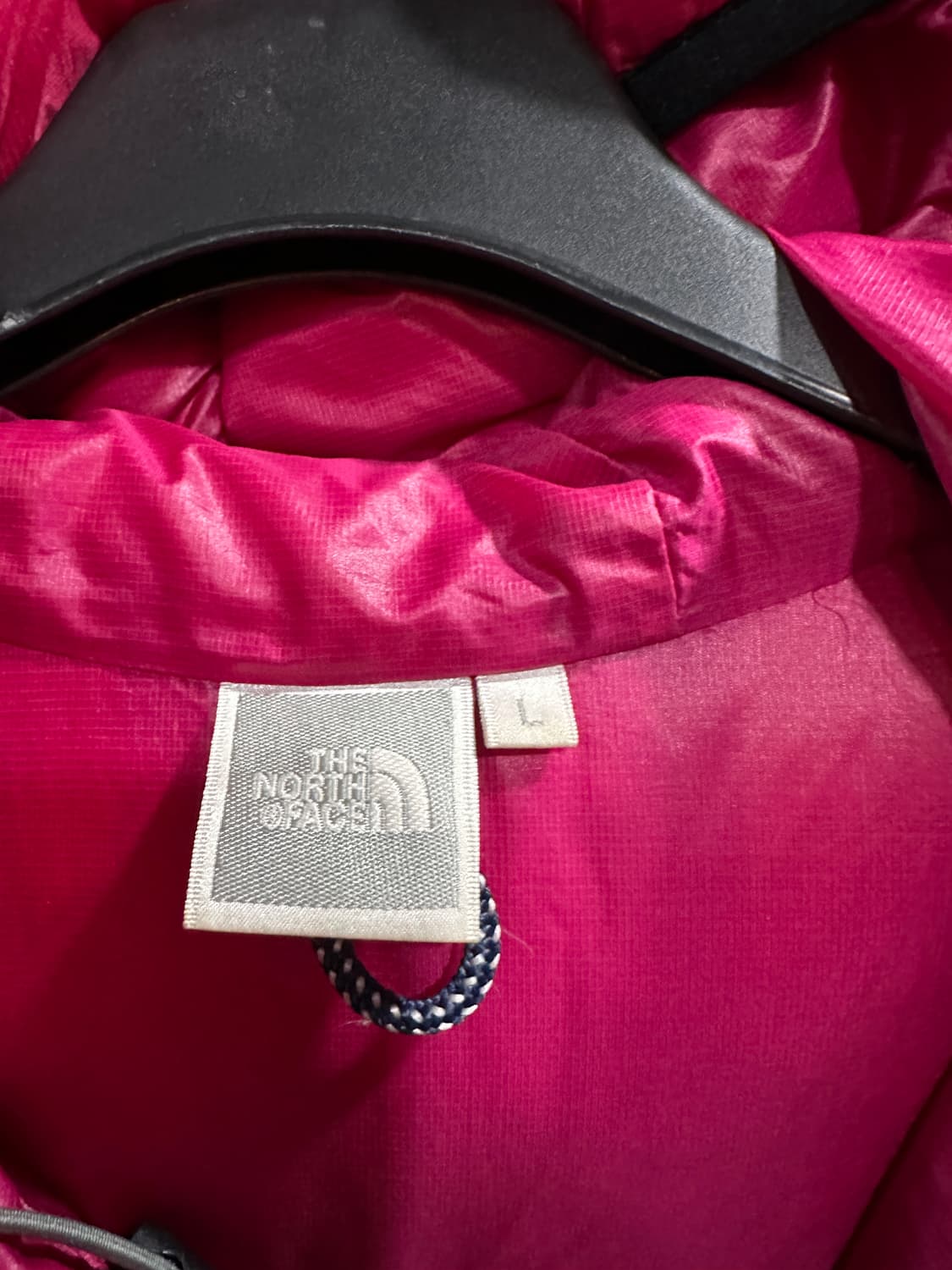 노스페이스 일본판 경량패딩 핑크L 상품이미지5