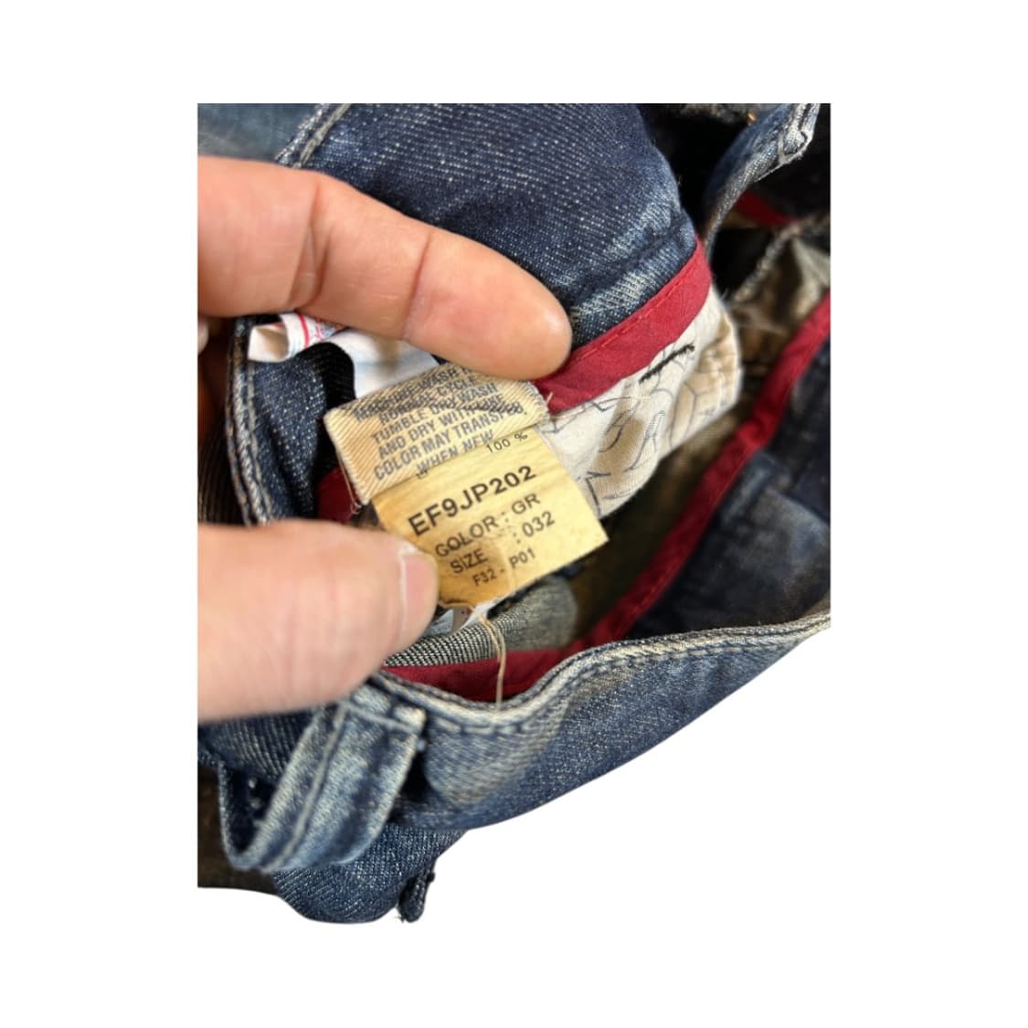 (M) 에비수 인디고 빅갈매기 동양화 포인트 워싱 데님팬츠 BD-012 상품이미지8