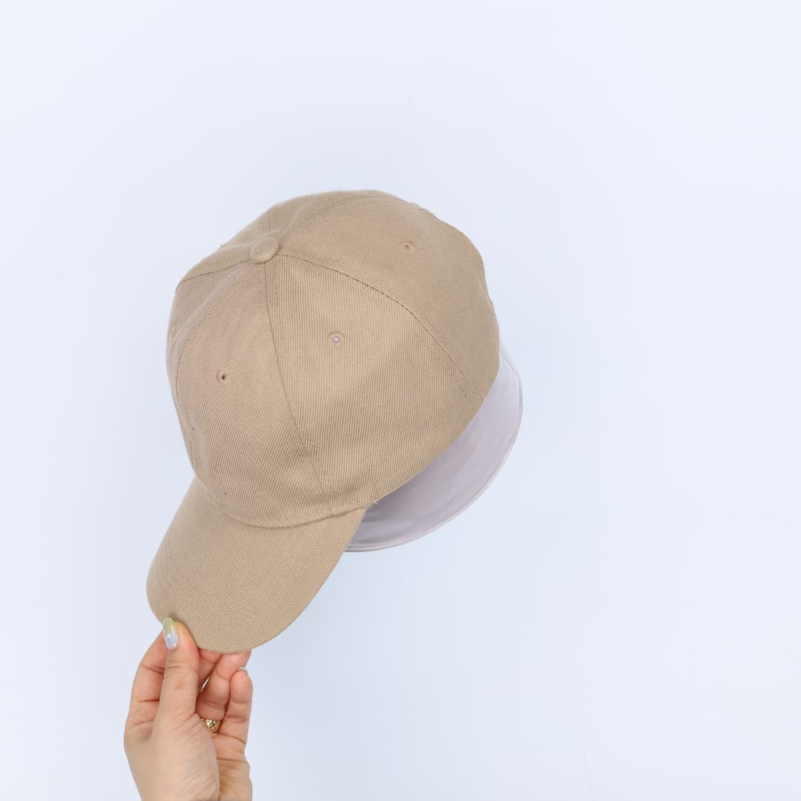 빈티지 무지 볼캡 모자 베이지 0604J2 상품이미지2
