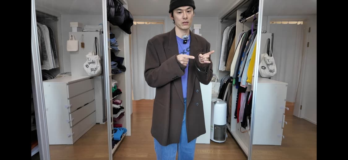드리스 반 노튼 더블 블레이저 상품이미지1