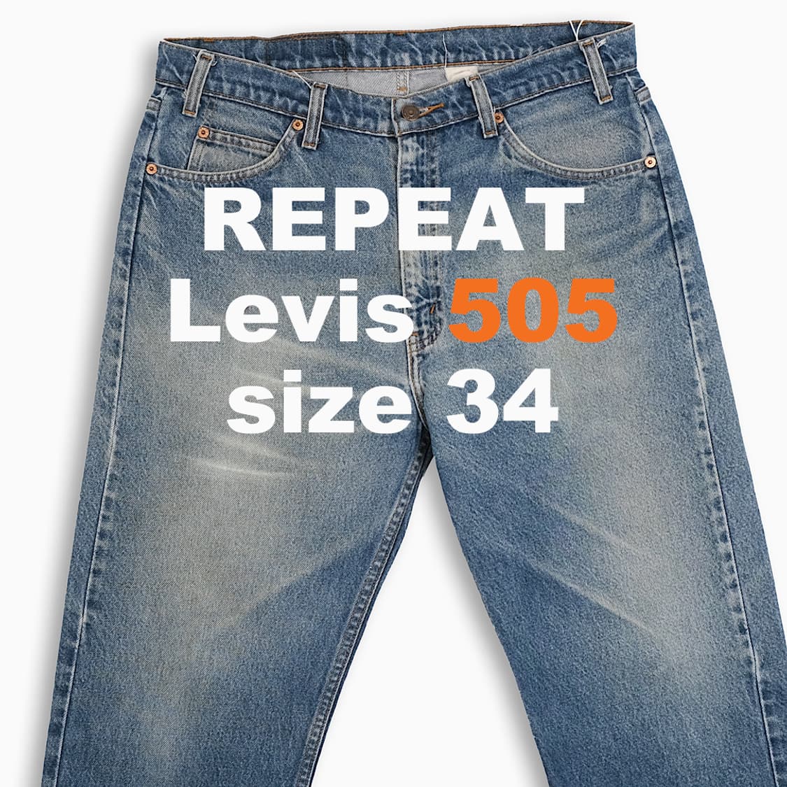 리바이스 505 오렌지탭 중청 90s 34 인치 OR50536164 상품이미지1