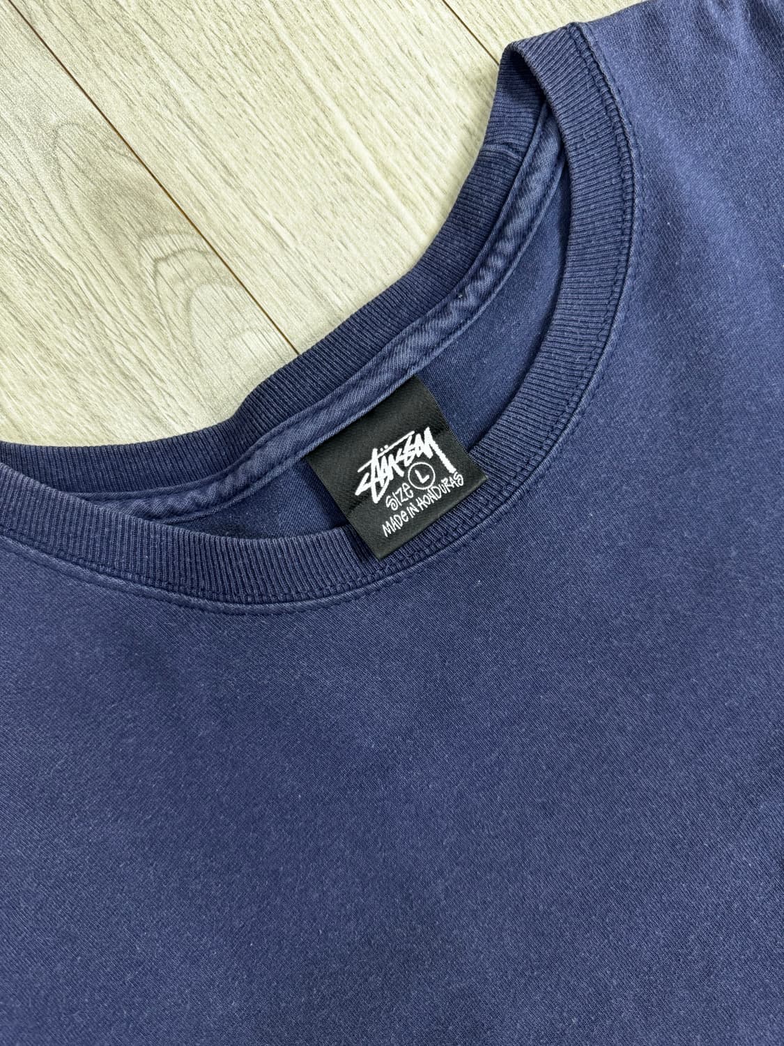 스투시 이스트 라이언 반팔 티셔츠 네이비 상품이미지8