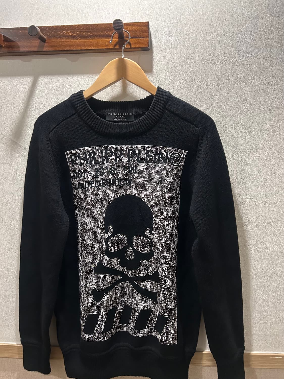 필립플레인 2018 FW 리미티드 블랙 니트 110 상품이미지2