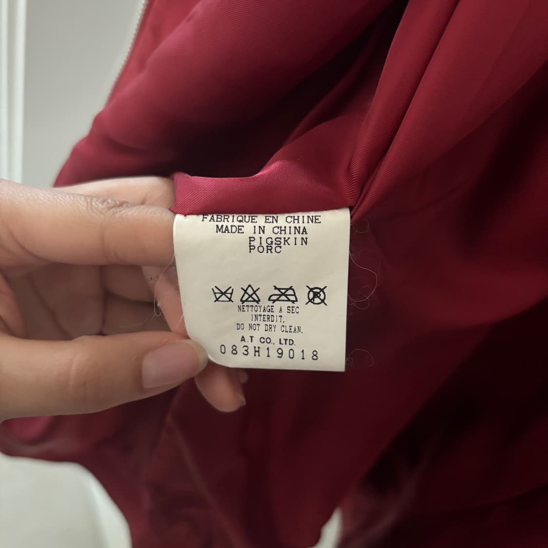 Cova 코바 빈티지 아츠로 타야마 레드 레더 자켓 상품이미지5