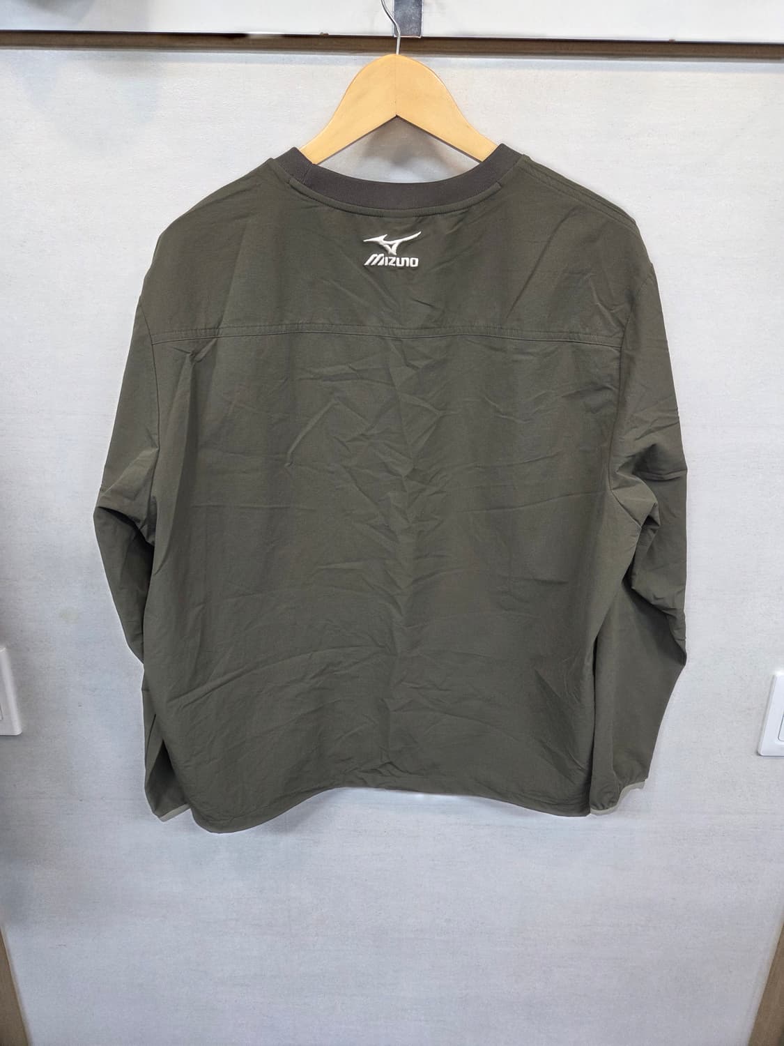 미즈노 신형 스몰로고 웜업 우븐자켓 L 상품이미지2